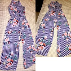 My Michelle pant suit. Floral. Soft and flowy